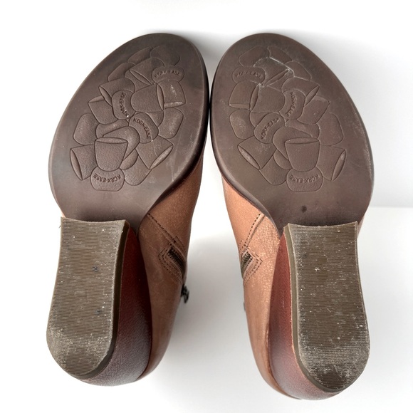 Kork-Ease Natalya Tan Leather Ankle Boot Size 7 - Picture 6 of 8